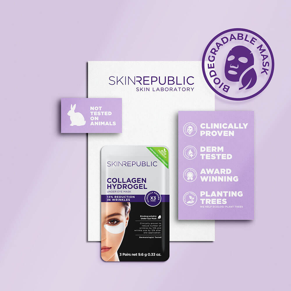 SKIN REPUBLIC Collagen Under Eye Patch (3 PAIRS)