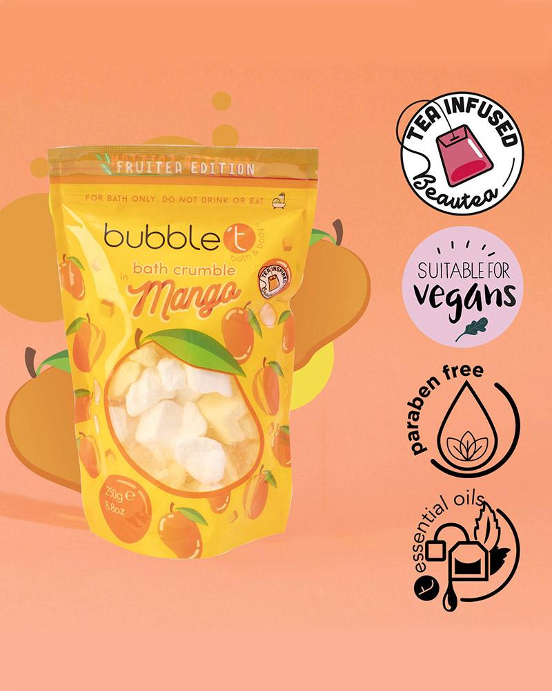 BUBBLE T FRUITEA BATH CRUMBLE MANGO