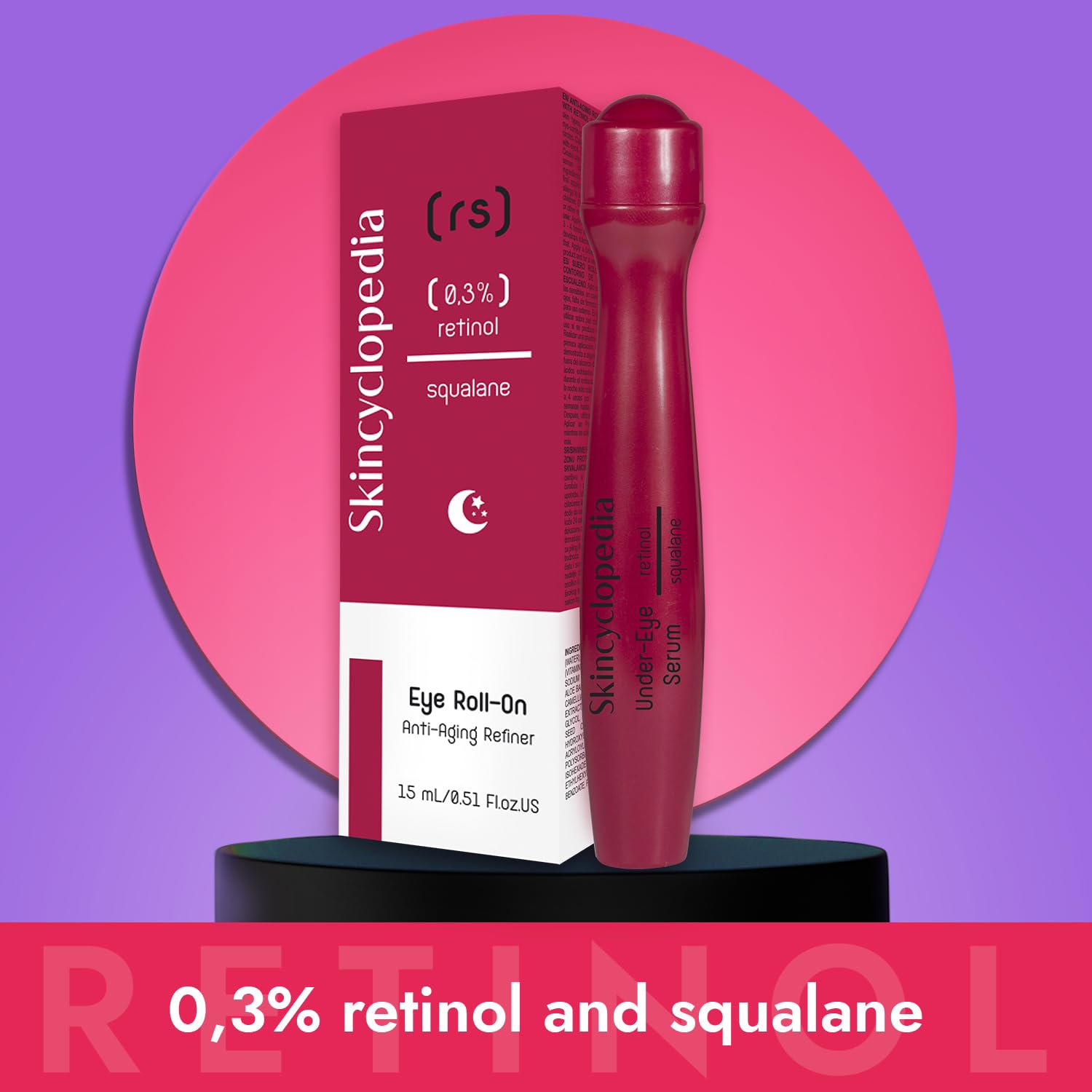 SKINCYCLOPEDIA Roll-on Under-Eye Serum With Retinol And Squalane