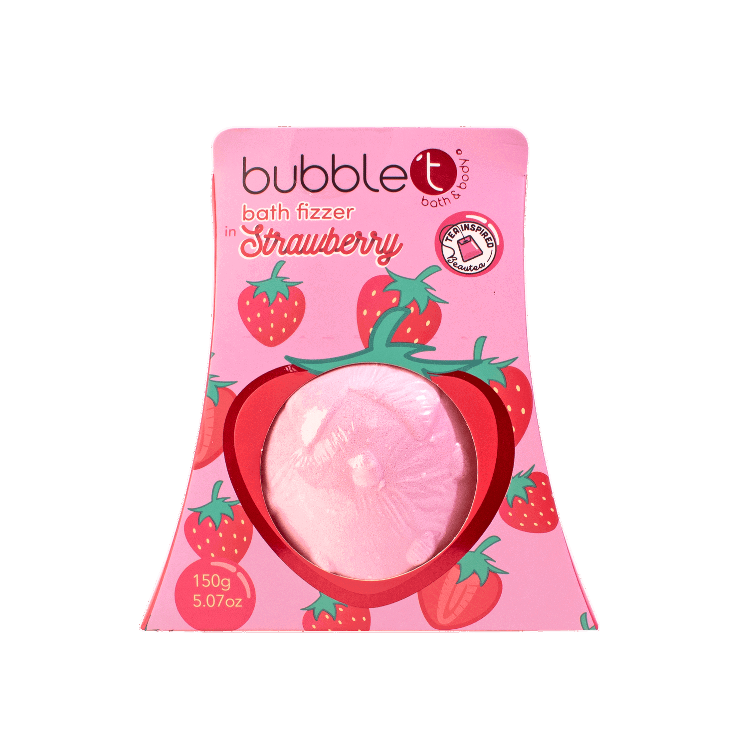 BUBBLE T FRUITEA BATH FIZZER STRAWBERRY