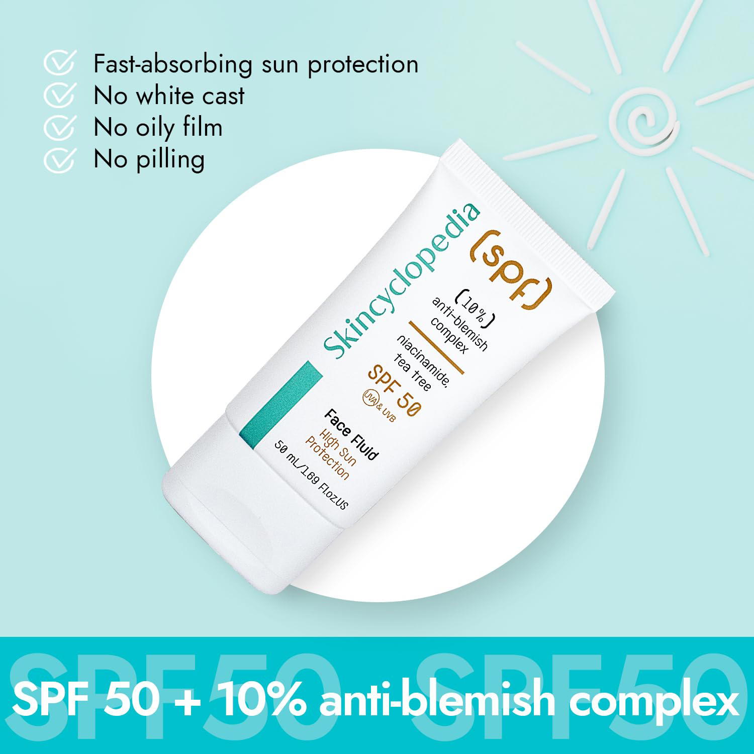 SKINCYCLOPEDIA SPF 50 Anti-Blemish Fluid (50ml)