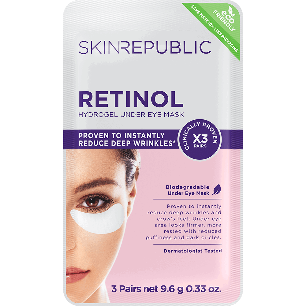 SKIN REPUBLIC Retinol Hydrogel Under Eye Patch (3 PAIRS)