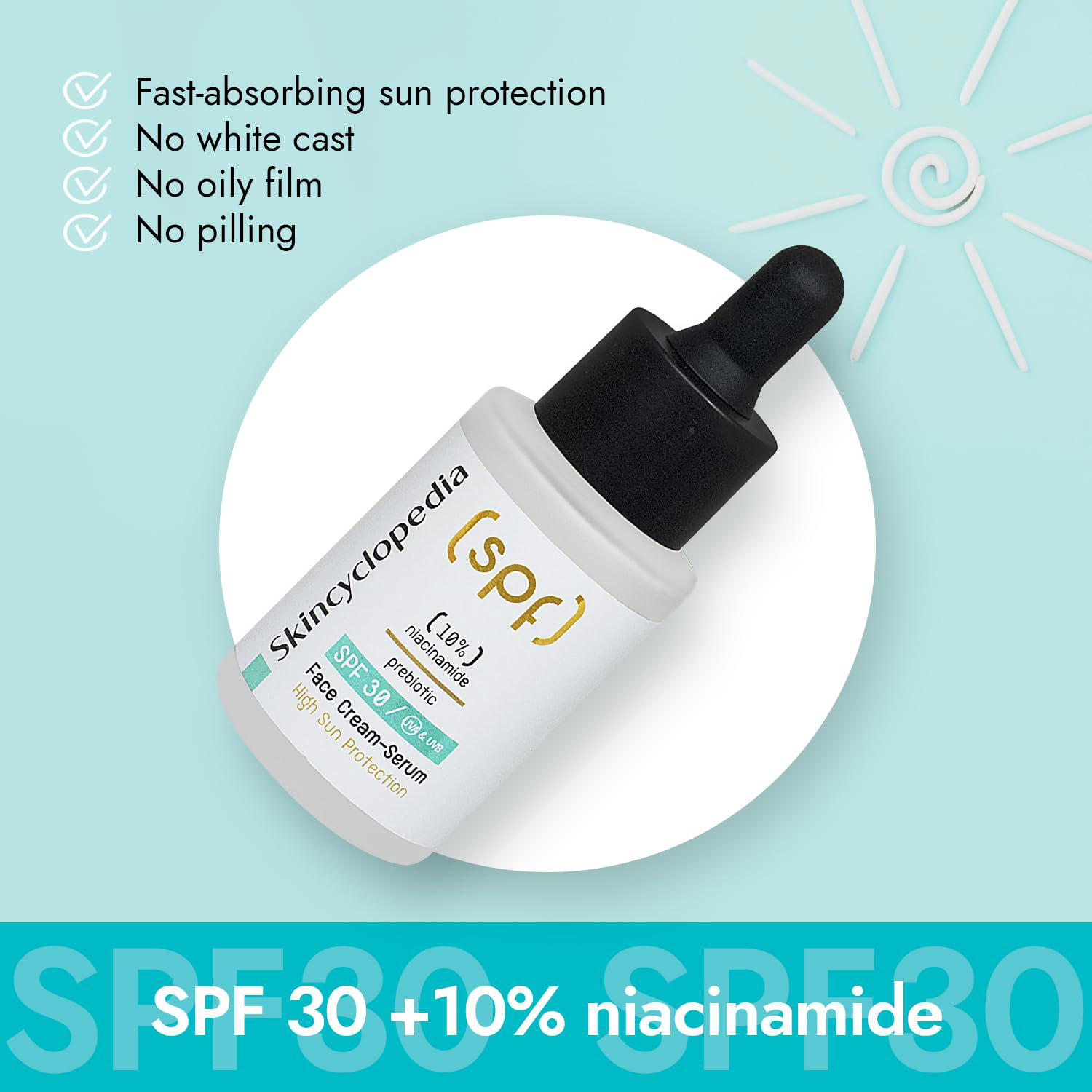 SKINCYCLOPEDIA SPF 30 Cream-Serum with Niacinamide (30ml)