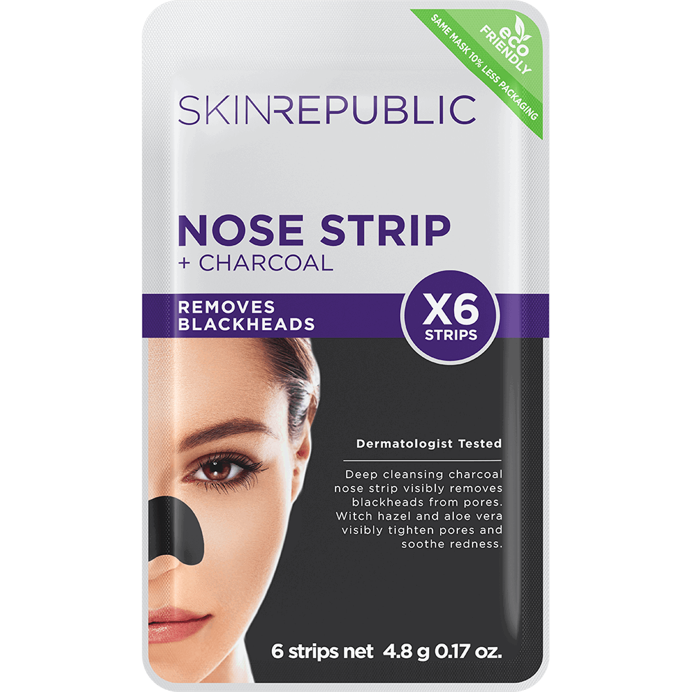 SKIN REPUBLIC Charcoal Nose Strips (6 PAIRS)