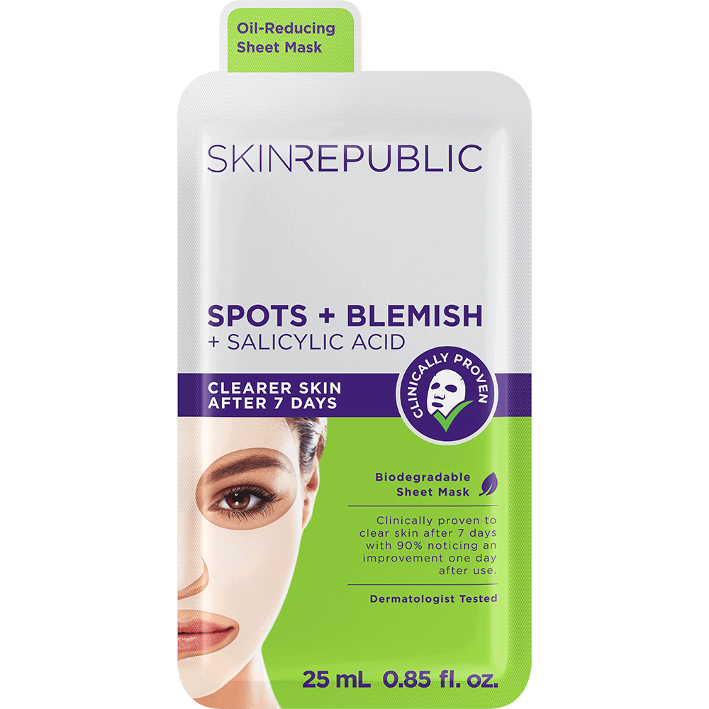 SKIN REPUBLIC Spots + Blemish Face Mask