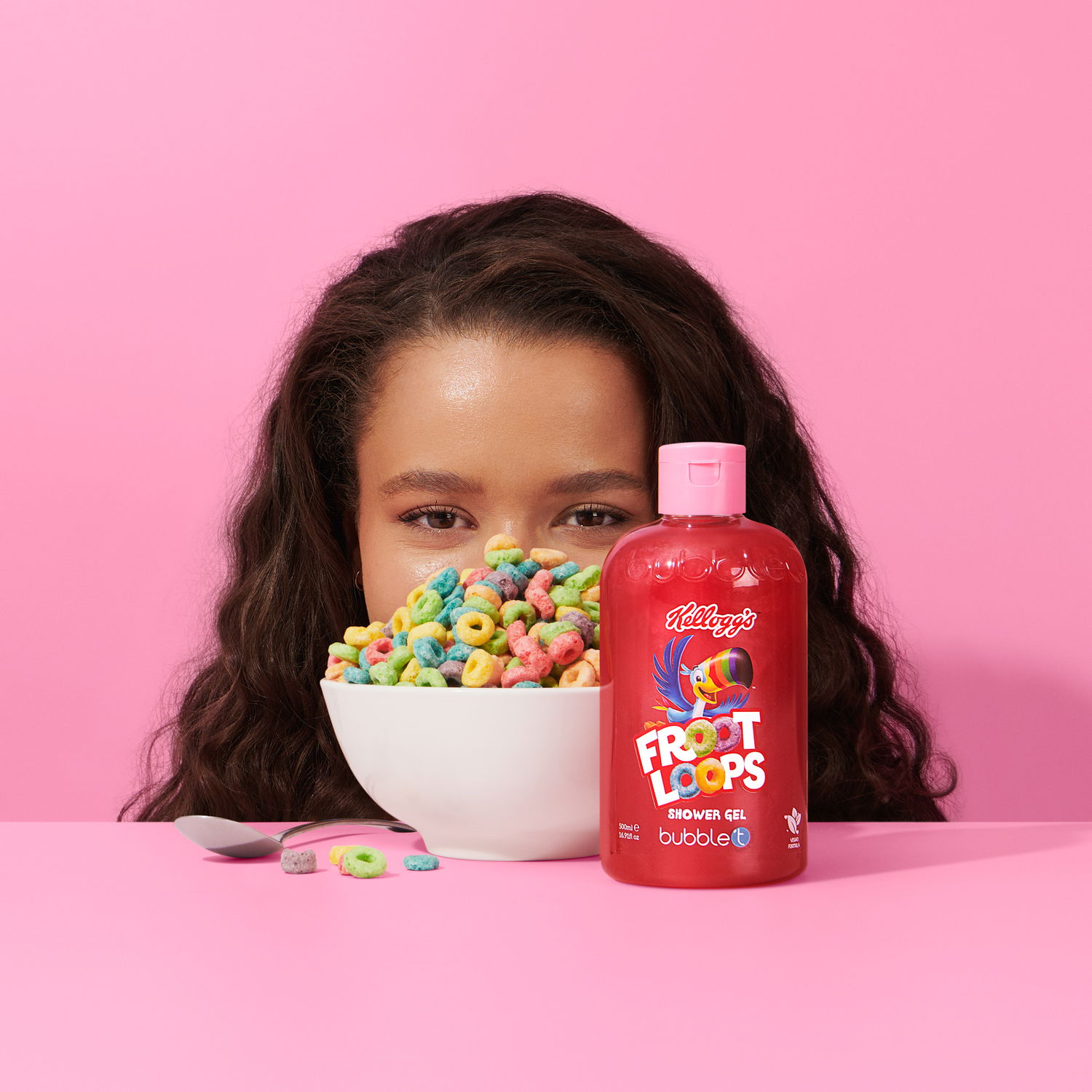 BUBBLE T Bath & Shower Gel Kelloggs Fruit Loops 500ml