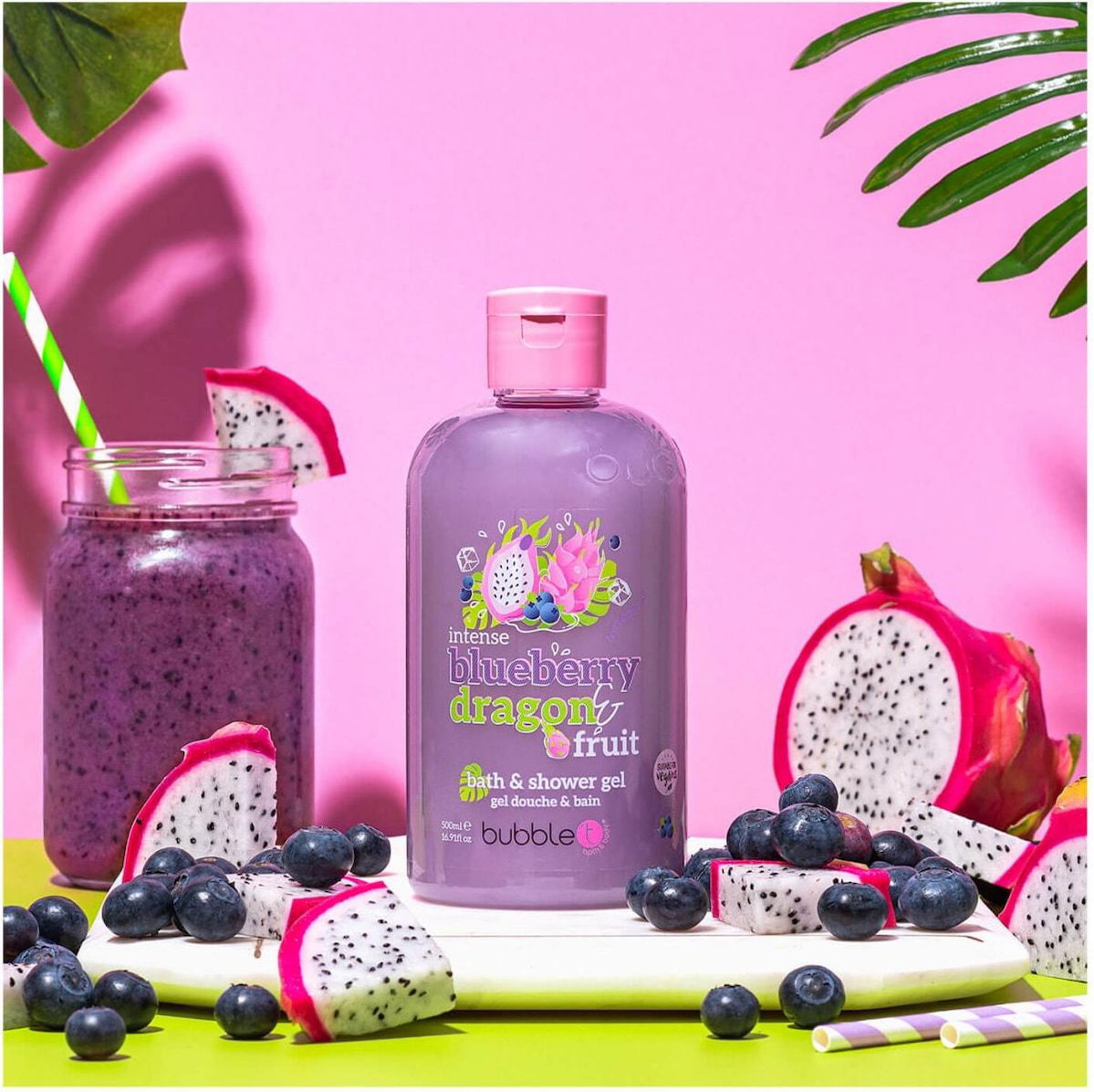 BUBBLE T Bath & Shower Gel (500ml) Blueberry & Dragonfruit