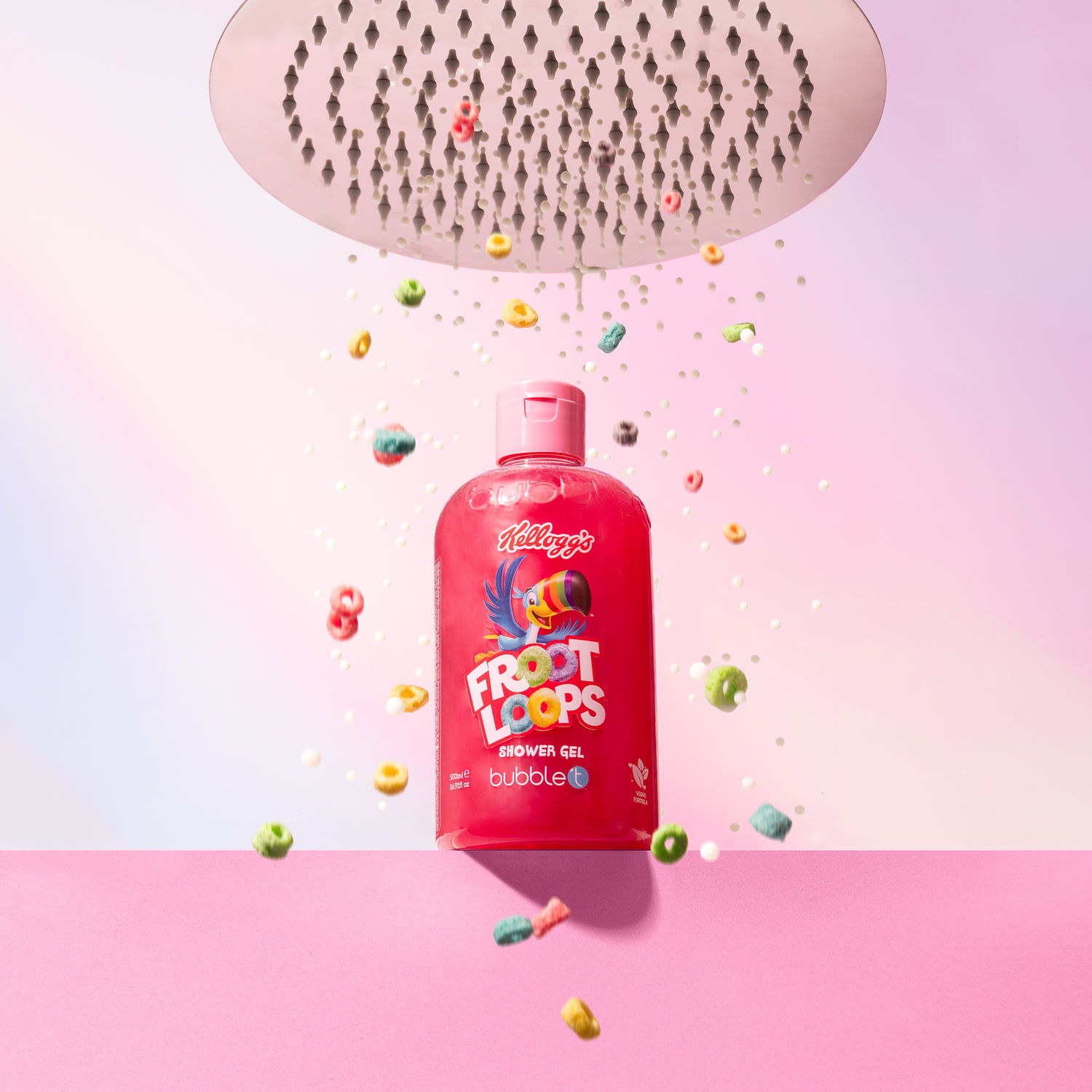 BUBBLE T Bath & Shower Gel Kelloggs Fruit Loops 500ml