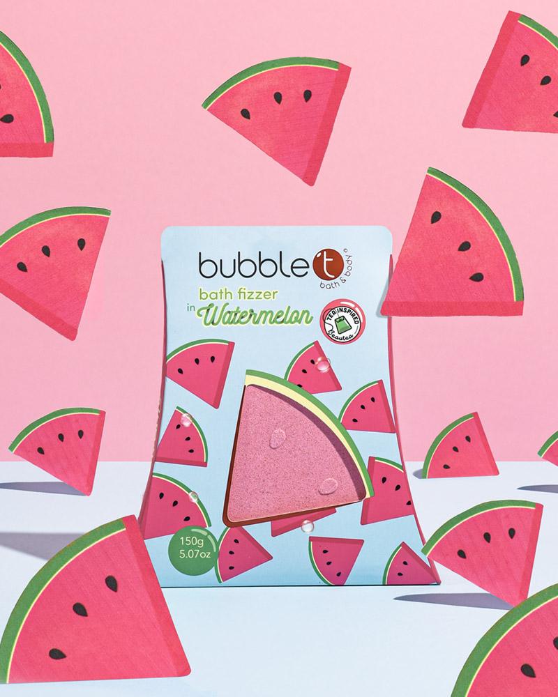 BUBBLE T FRUITEA BATH FIZZER WATERMELON