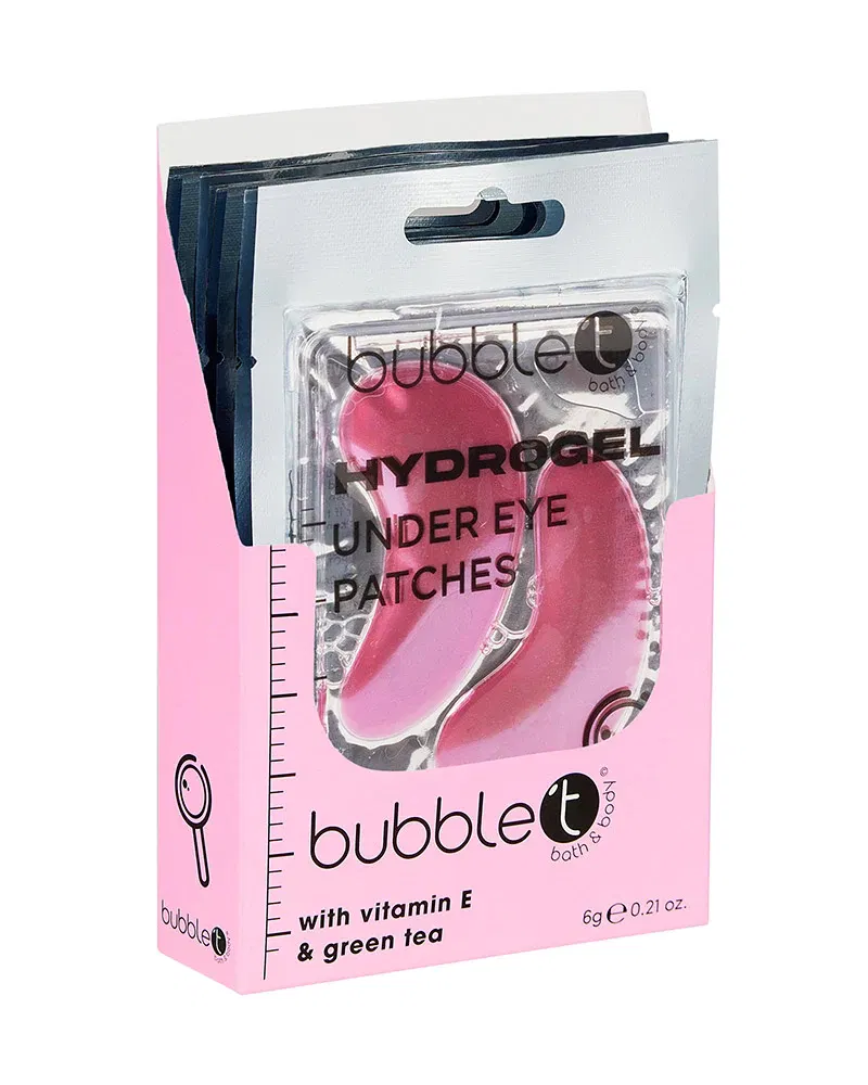 BUBBLE T Hydrogel Eye Patches with Vitamin E and Green Tea