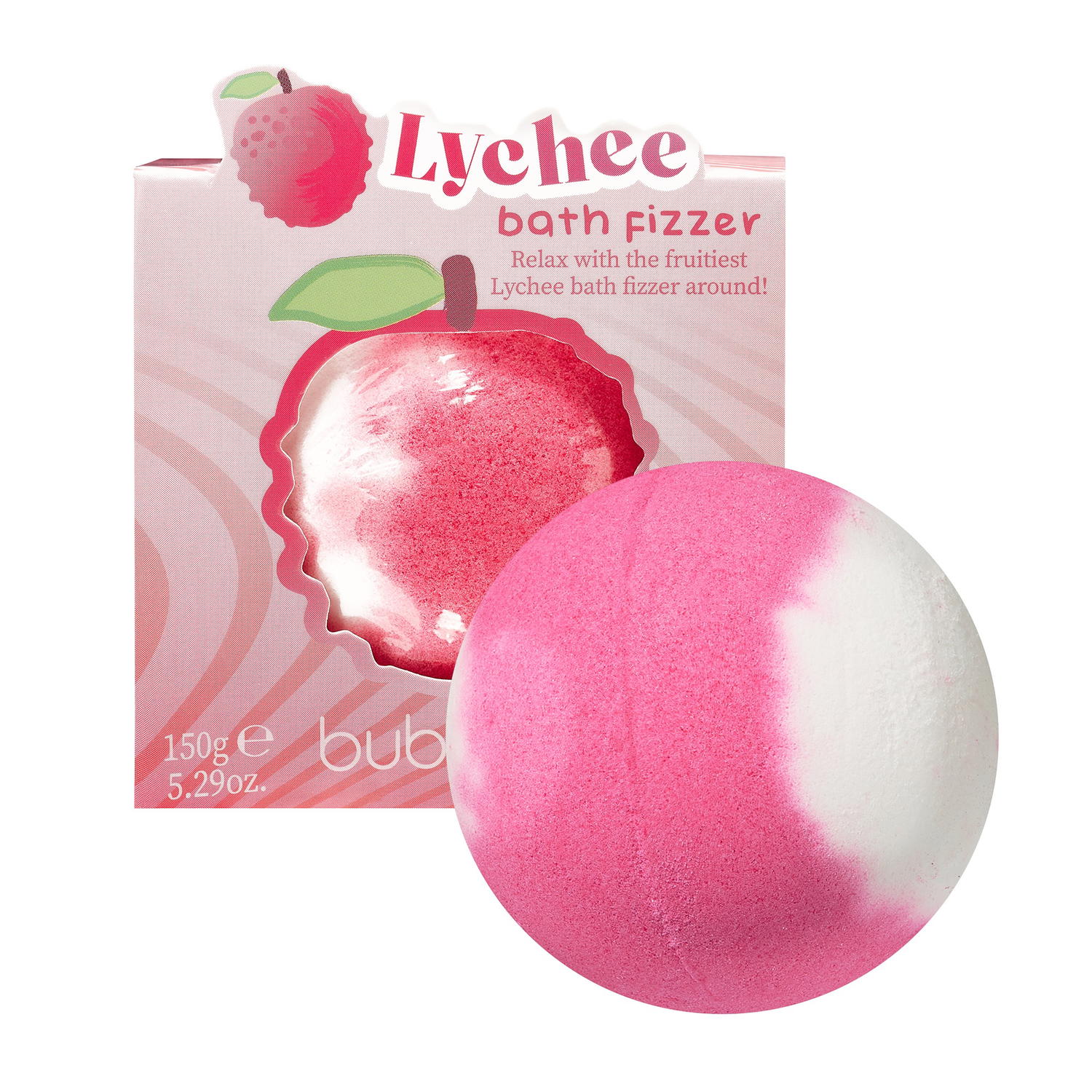 BUBBLE T TASTEA BATH FIZZER LYCHEE